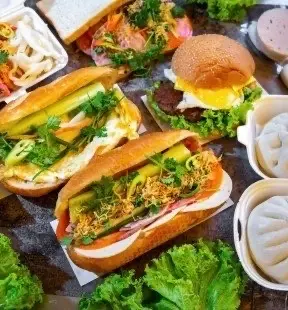 Hình ảnh bánh mì bò trứng