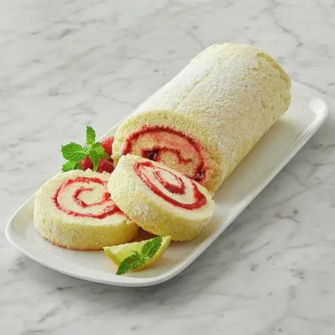 Hình ảnh Bánh cuộn mứt dâu tây