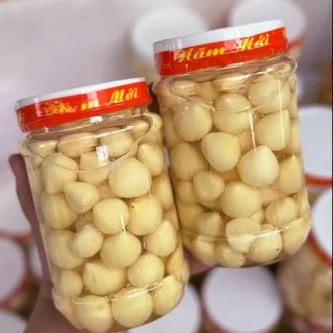 Hình ảnh Tỏi cô đơn ngâm chua ngọt (500g)