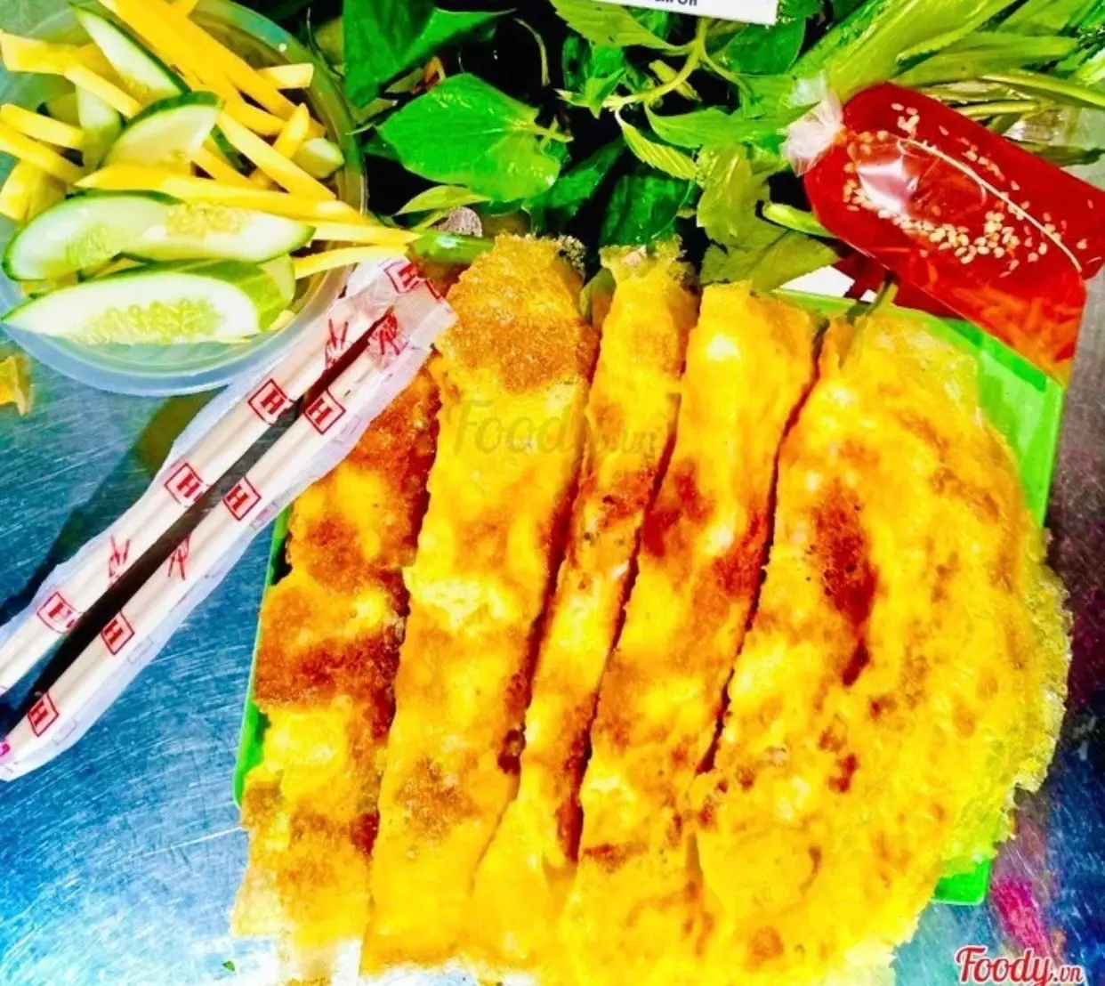 Hình ảnh Bánh Xèo Nhân Tôm ( 2 Bánh )