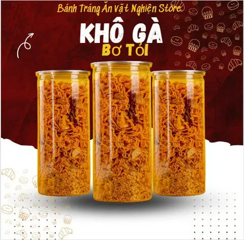 Hình ảnh Khô gà bơ tỏi