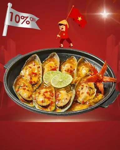 Hình ảnh Vẹm bơ cay