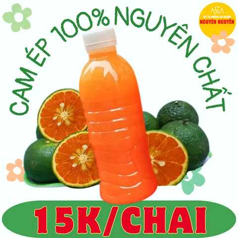Hình ảnh CAM ÉP - 100% CAM TƯƠI NGUYÊN CHẤT