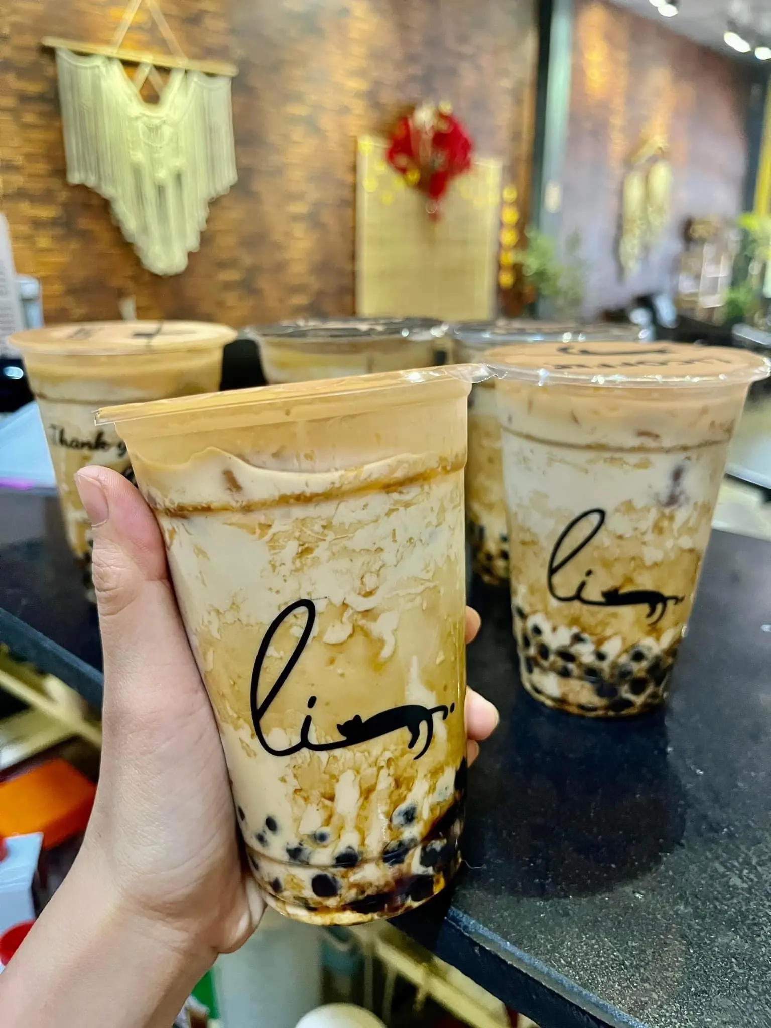 Hình ảnh Sữa tươi trân châu đường đen