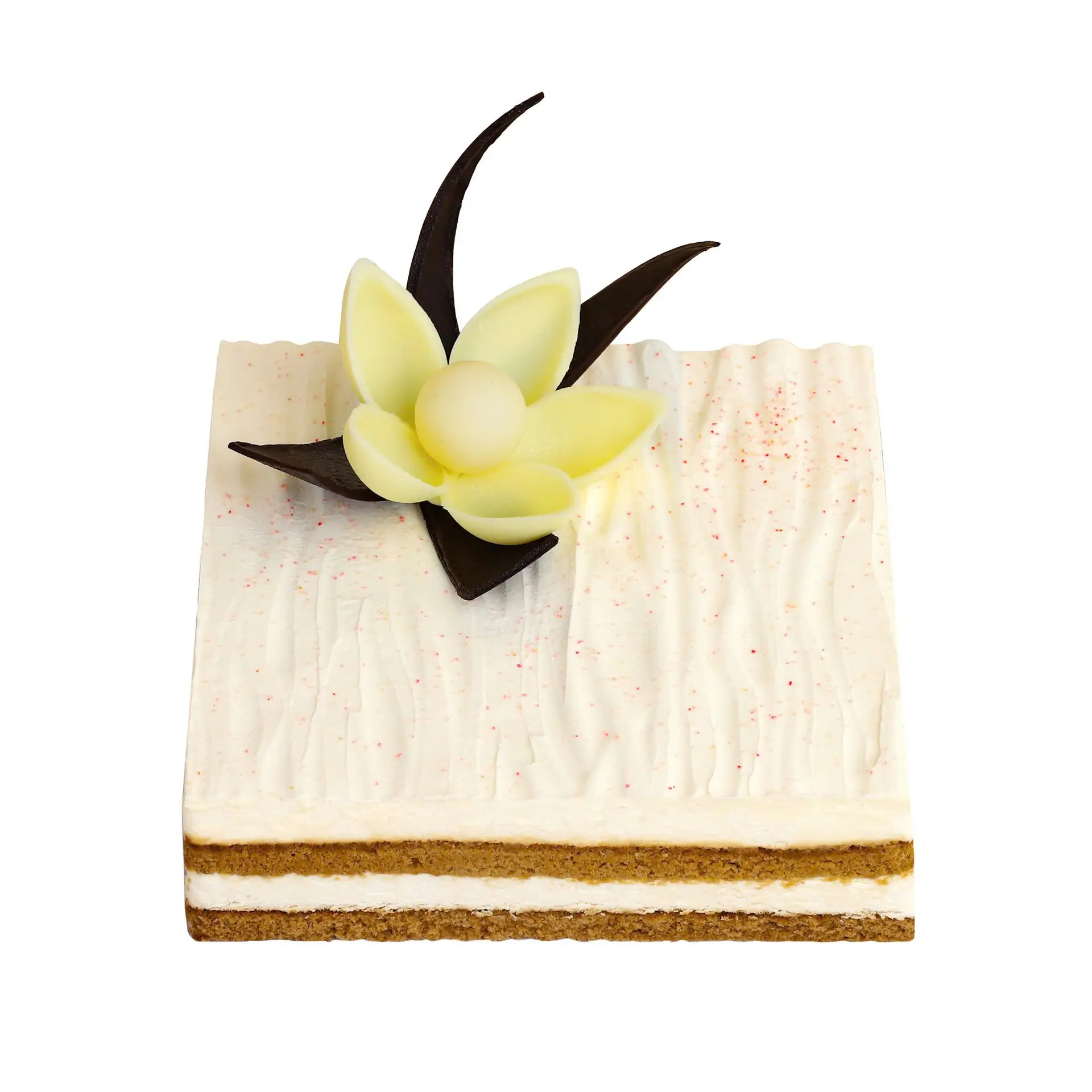 Hình ảnh Bánh Mousse Cà Phê Muối Hồng Himalaya - Hymalayan Pink Salt Coffee Cake ( 16x5cm - Vuông)