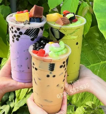 Hình ảnh Trà sữa khoai môn