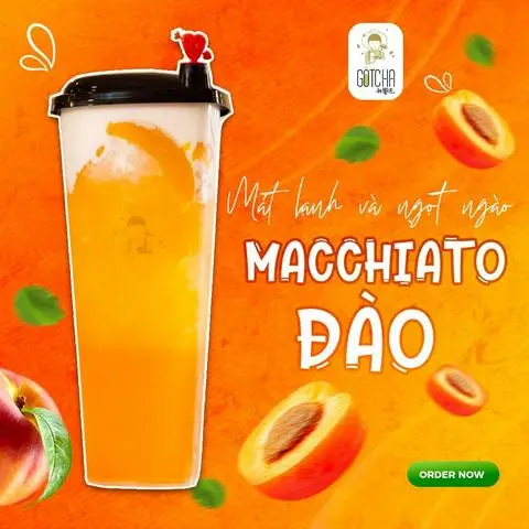 Hình ảnh Macchiato đào