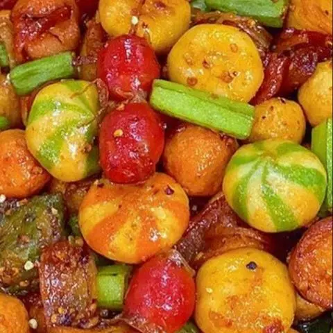 Hình ảnh CÁ VIÊN CHIÊN MẮM TỎI(Phần đủ loại topping)