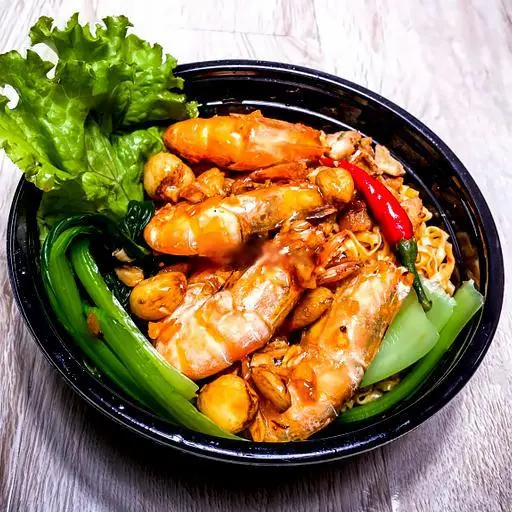Hình ảnh Mì Trộn Tôm Cháy Tỏi