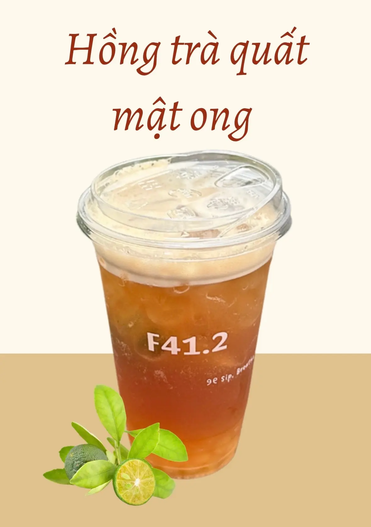 Hình ảnh Hồng trà quất mật ong (size L)