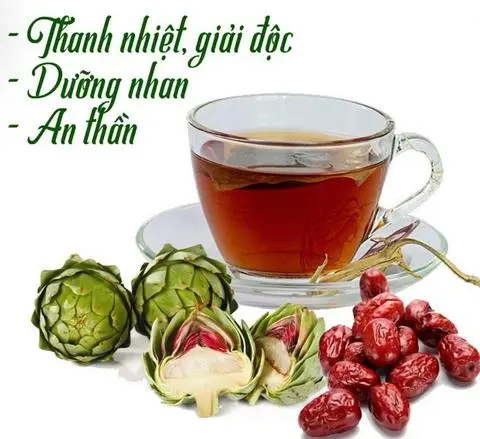 Hình ảnh Trà Atiso Táo Đỏ