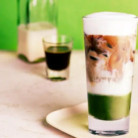 Hình ảnh Matcha cacao latte( ly 800ml)