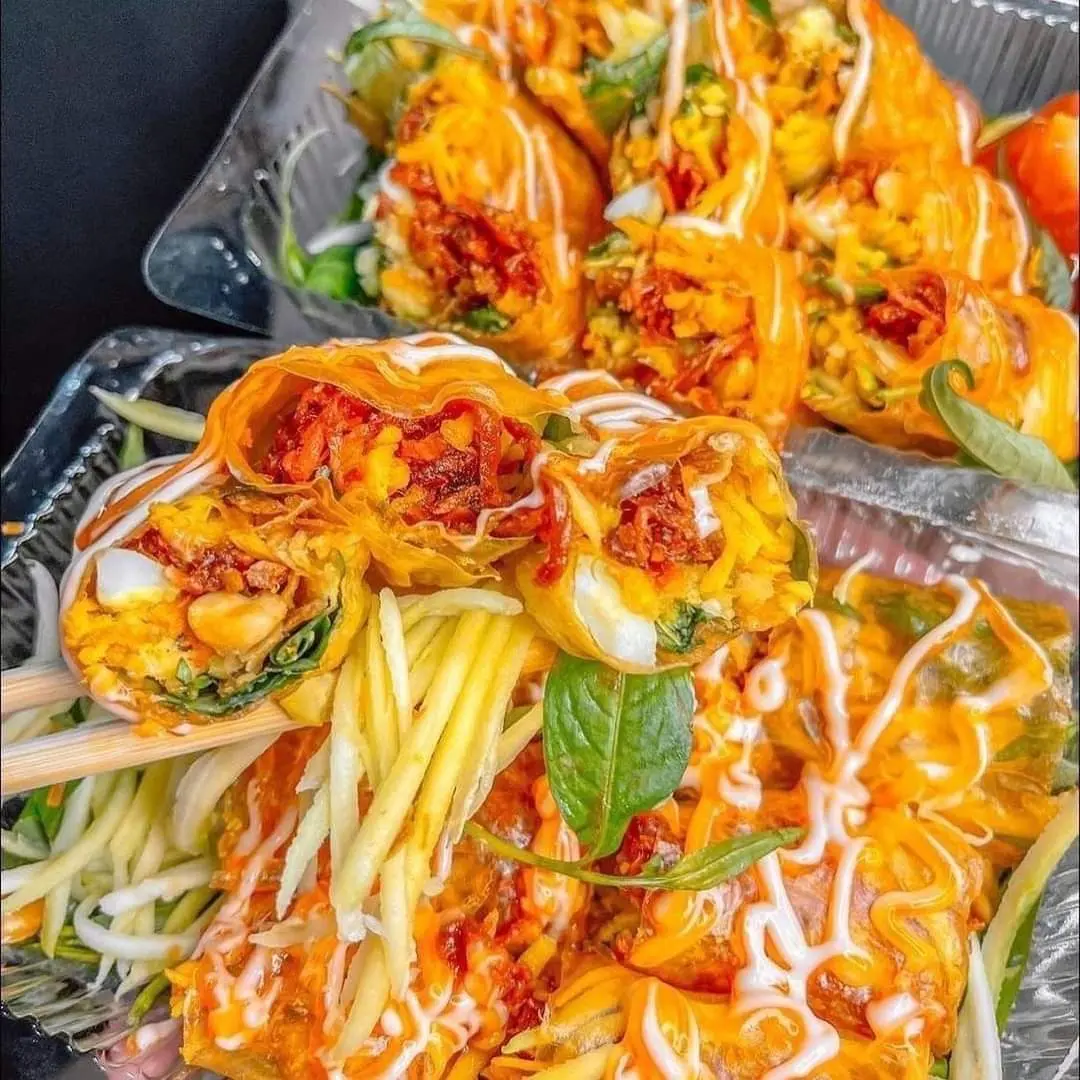 Hình ảnh bánh tráng cuốn 