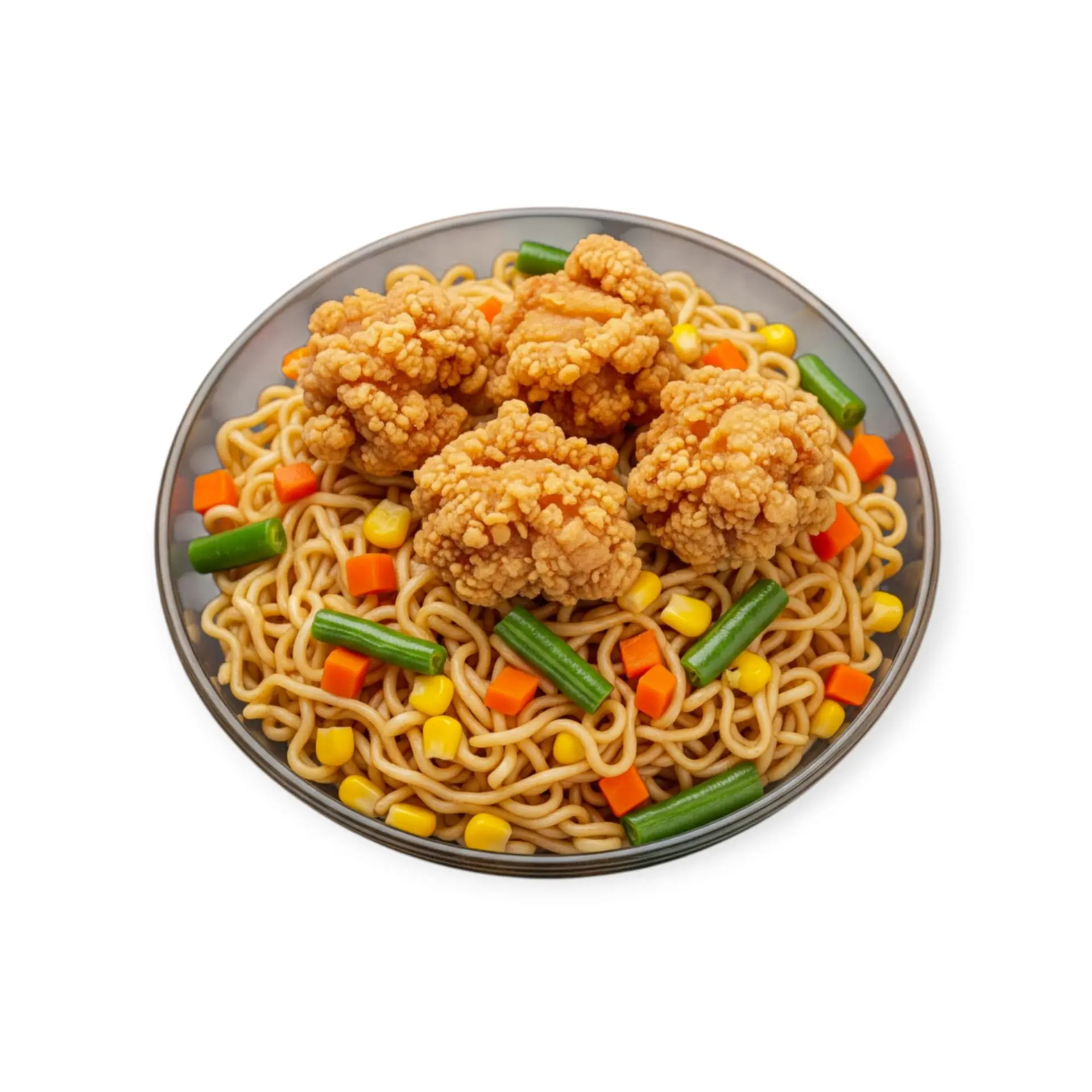Hình ảnh Mì Trộn Gà Rán