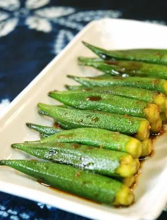 Hình ảnh đậu bắp (xiên 5 trái)