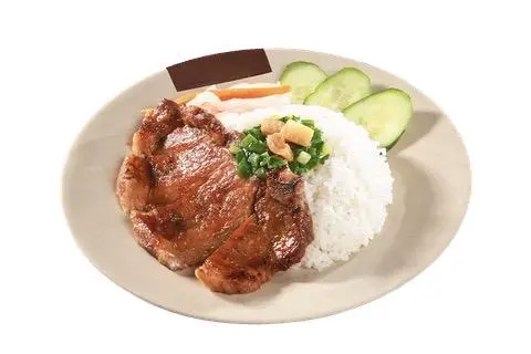 Hình ảnh Cơm Sườn Nướng Mật Ong 