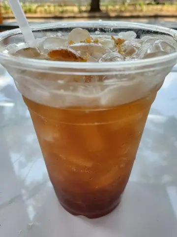 Hình ảnh trà tắc xi muội đá bào 