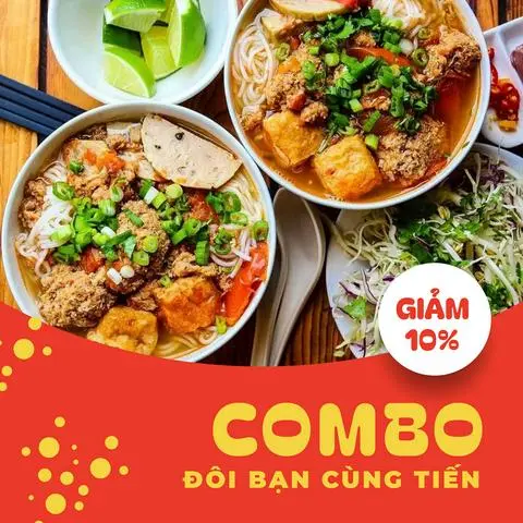 Hình ảnh Combo 2 tô bún riêu chuẩn vị - tô thường - 1 tô không có chả mai cua