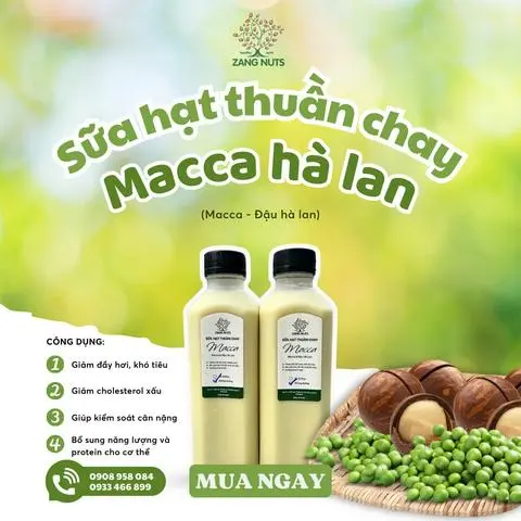 Hình ảnh Sữa Macca mix Đậu Hà Lan