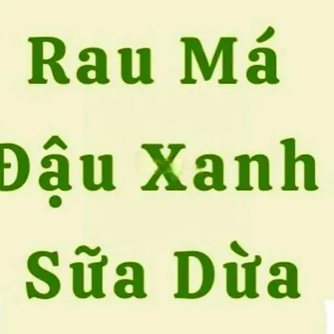 Hình ảnh Rau má đậu xanh