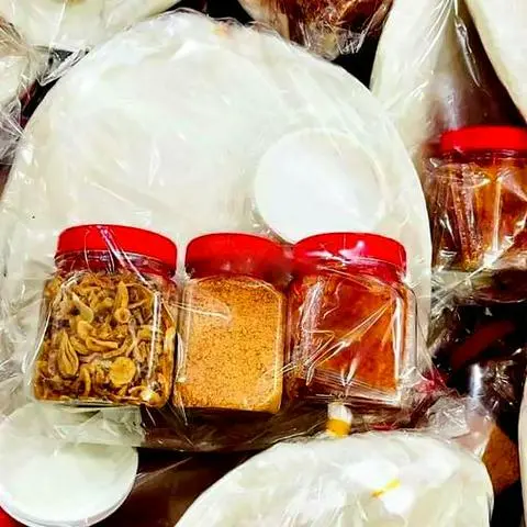 Hình ảnh Combo bánh tráng phơi sương sate siêu cay