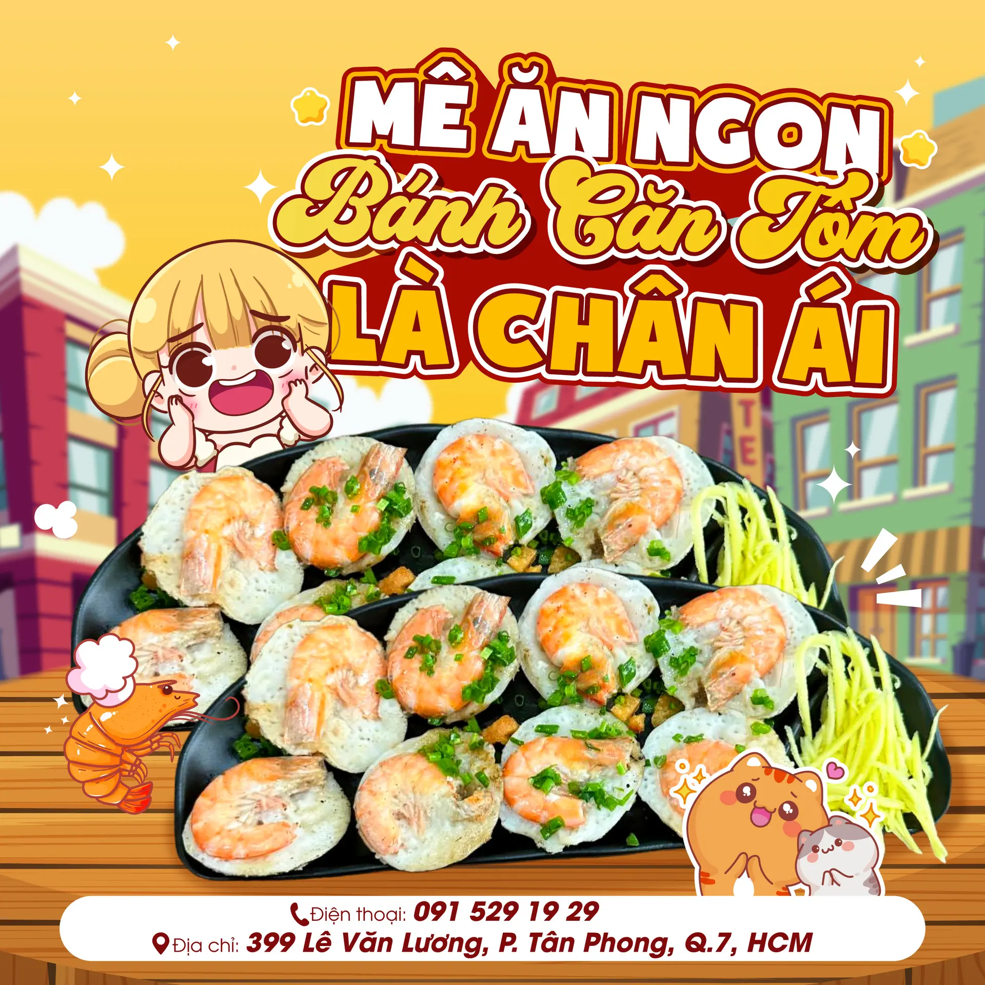 Hình ảnh Bánh căn tôm