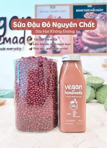 Hình ảnh Sữa Đậu Đỏ Không Đường