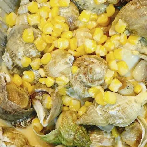 Hình ảnh ốc bulot xào tỏi bắp