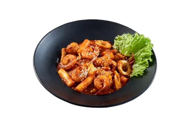 Hình ảnh Bánh gạo xào hải sản - 해물떡볶이