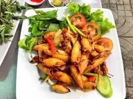Hình ảnh Mực trứng chiên nước mắm