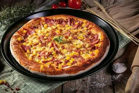 Hình ảnh Pizza bò bằm