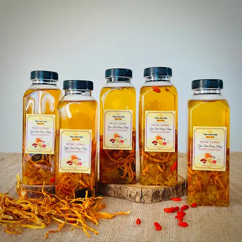Hình ảnh Combo 5 Chai - Nước Yến Tươi Đông Trùng Tiến Vua Food