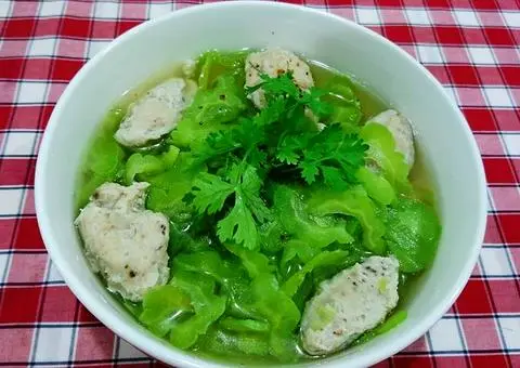 Hình ảnh Cơm canh cá thát lát khổ qua