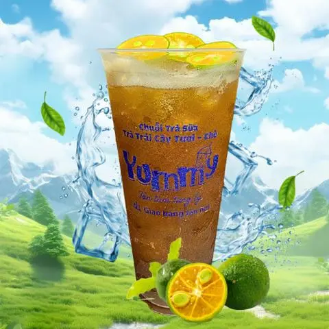 Hình ảnh (Ly Size L) Trà Tắc Bá Tước