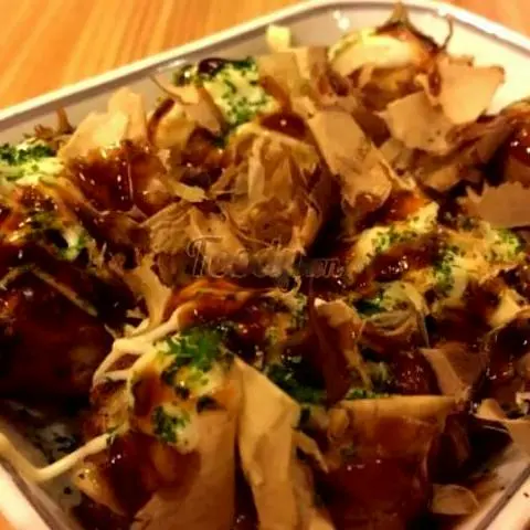 Hình ảnh Takoyaki nhân ốc móng tay 10 viên ( 10 razor shells)