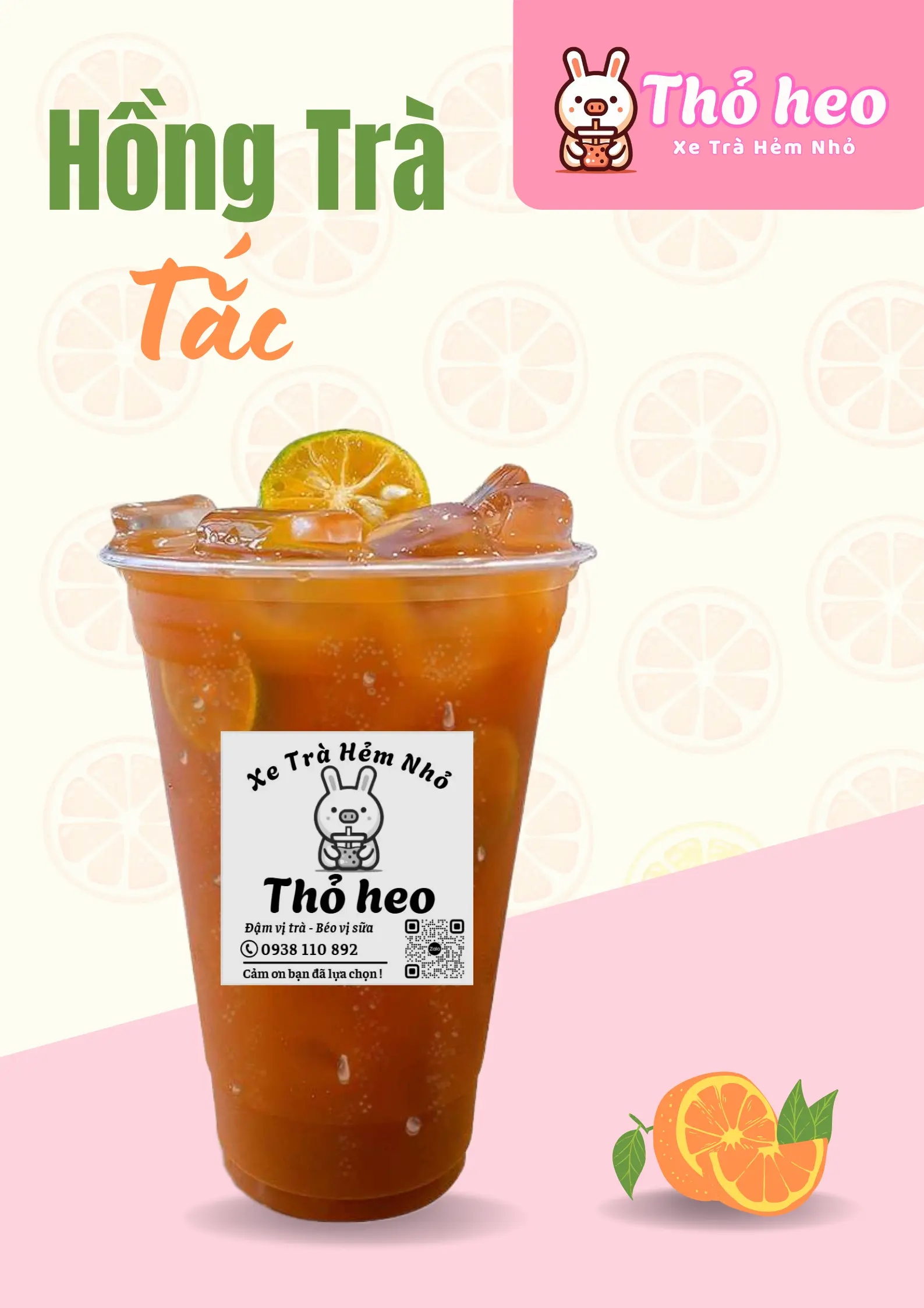 Hình ảnh Hồng trà tắc size L 