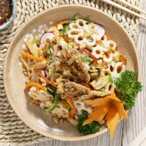 Hình ảnh Gỏi Nấm Sò Liên Ngẫu