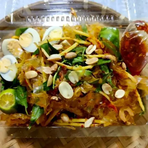 Hình ảnh Bánh Tráng Sa Tế Long An Trộn Topping