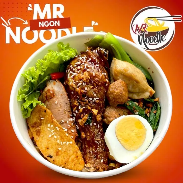 Hình ảnh Mì trộn khách tự mix 4 loại topping  ( món được yêu thích)