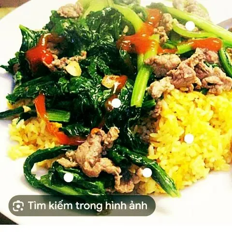 Hình ảnh Cơm Chiên Xào Bò - Canh Rong Biển - Súp 