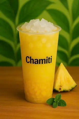 Hình ảnh Trà xanh dứa thạch dừa 