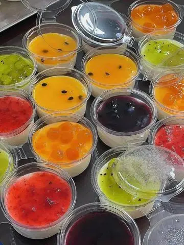 Hình ảnh Panacotta  vị note ghi chú