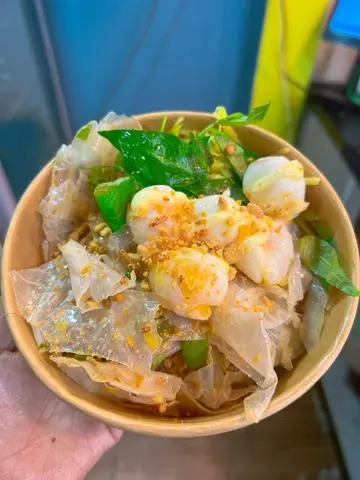 Hình ảnh Bánh tráng muối tỏi-lòng đào