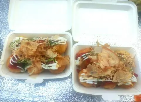 Hình ảnh takoyaki xúc xích