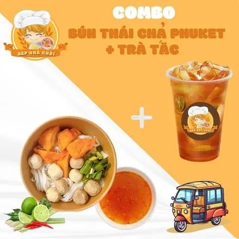 Hình ảnh Combo Bún thái phuket + trà tắc