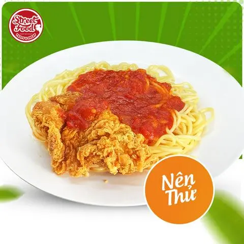 Hình ảnh Mì ý gà giòn