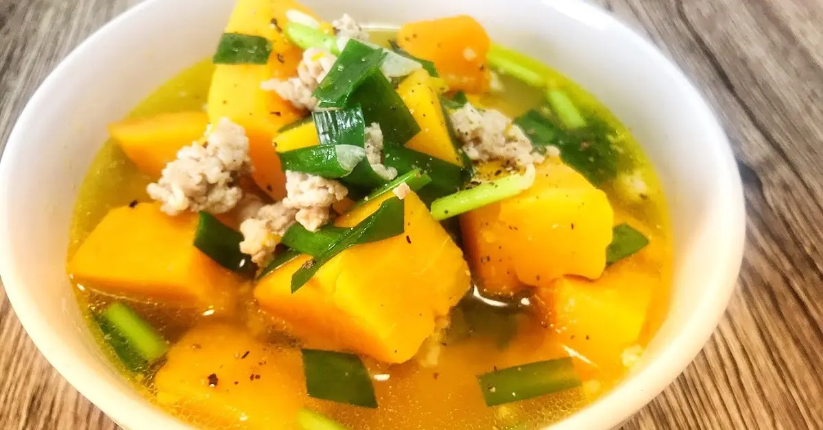 Hình ảnh CANH BÍ ĐỎ