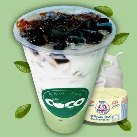 Hình ảnh Matcha Sữa - Thạch Matcha