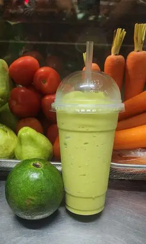 Hình ảnh Sinh tố bơ - đậu xanh