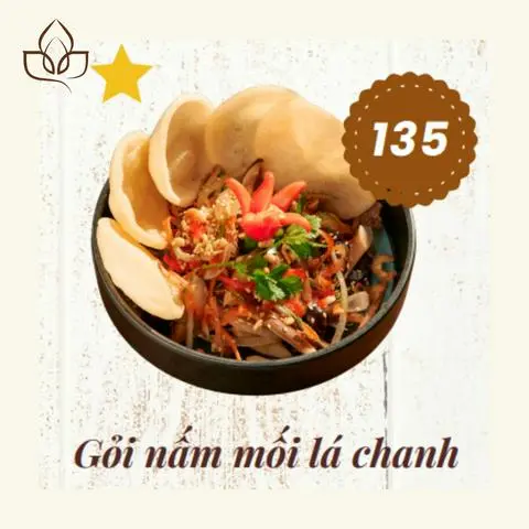 Hình ảnh Gỏi Nấm Mối Lá Chanh